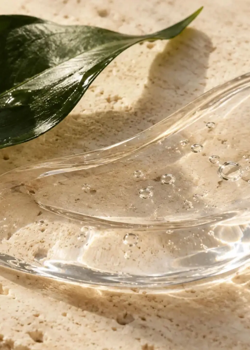 Hoja y textura de nuestra fórmula
