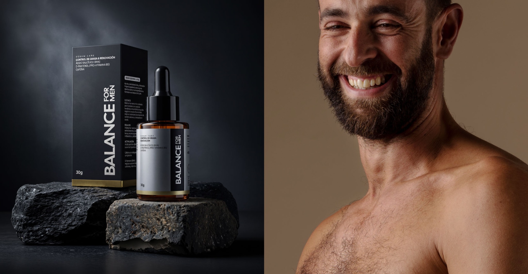 Serum Care Balance For Men: cuidado facial para hombre